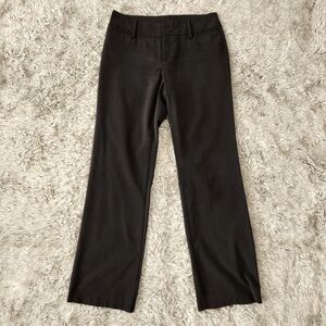 AB Studio Black Straight‎ Leg Dress Pants Women's Size 6
